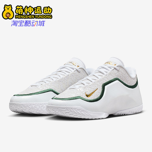 Nike/耐克正品2025秋季款男士减震低帮系带耐磨篮球鞋IB9563-101