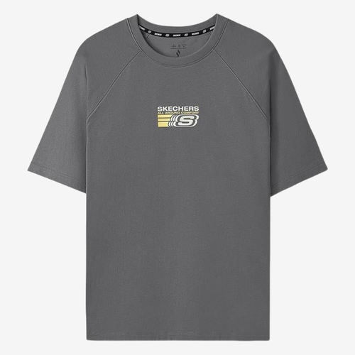 Skechers斯凯奇正品儿童款百搭休闲简约短袖T恤L225M131-040R