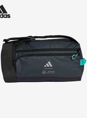 Adidas/阿迪达斯正品2025新款男女同款简约运动赛车风桶包JX6467