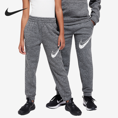 Nike/耐克正品新款大童拒水加绒针织经典运动长裤HF4418-010