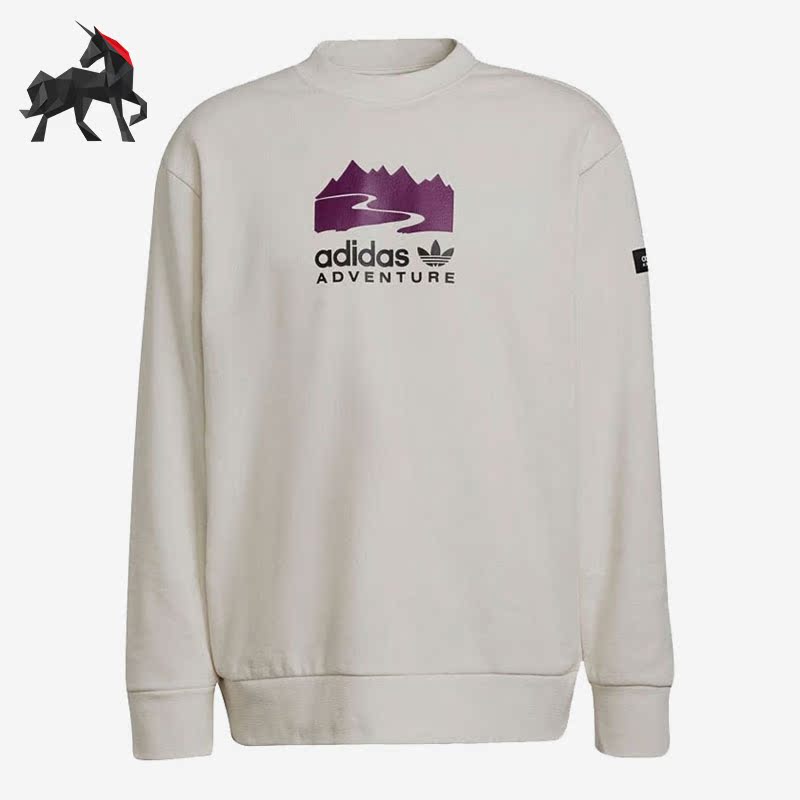 阿迪达斯男子运动卫衣套头衫