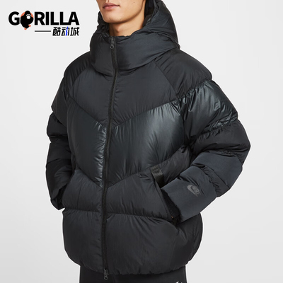 Nike/耐克正品2025冬季款男士日常连帽套头运动羽绒服IB2961-010