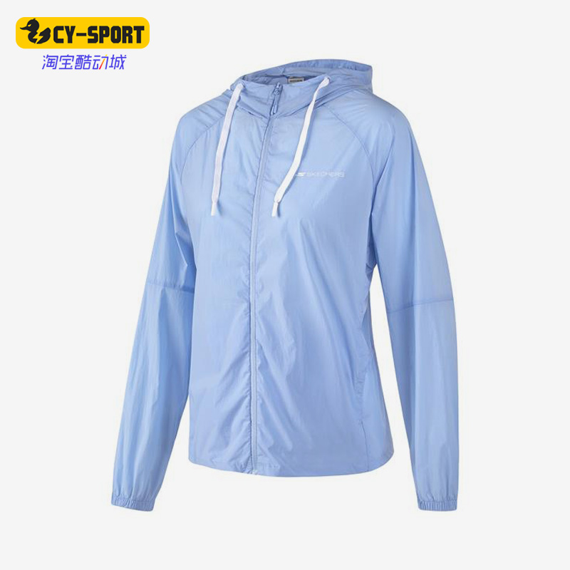 Skechers/斯凯奇正品夏季女子长袖运动潮流时尚夹克外套P223W080