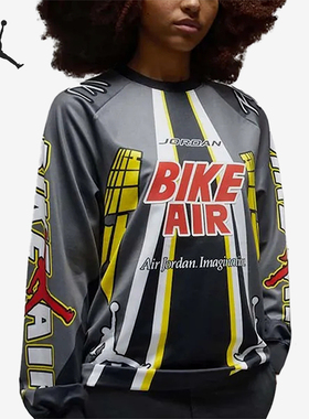 Nike/耐克正品JORDAN男士宽松图案印花时尚运动套头衫HQ1730-068