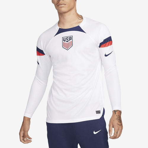 Nike耐克正品卡塔尔世界杯美国队男长袖比赛服透气足球DN0673-101