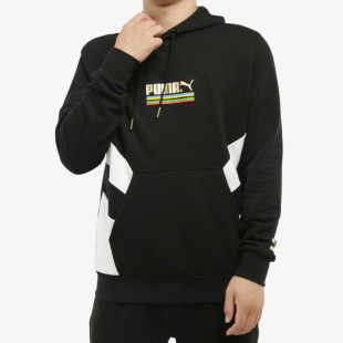 Puma/彪马男子烫金 LOGO 世界共振运动休闲连帽衫卫衣599287
