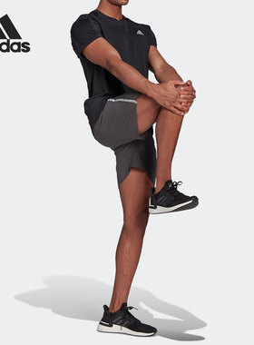 Adidas/阿迪达斯正品2021春季男子舒适透气时尚休闲运动T恤GK4301