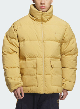 Adidas/阿迪达斯正品三叶草男士运动时尚立领保暖羽绒服KD1859