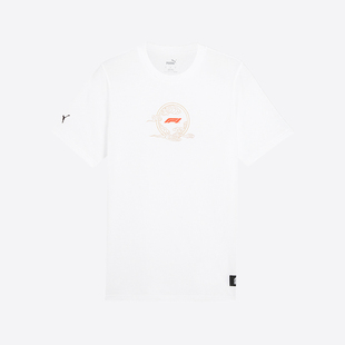 短袖 Puma 运动透气休闲简约印花时尚 TEE男士 彪马正品 CHINA