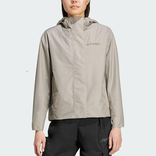 Adidas/阿迪达斯正品MULTI JACKET女士运动户外防水冲锋衣JV8717
