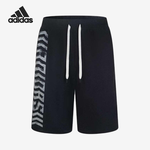 Adidas/阿迪达斯正品新款男黑色训练轻盈速干经典简约短裤FL1490