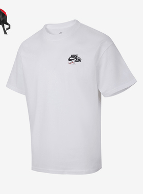Nike/耐克正品Swoosh男士新款透气休闲经典运动短袖HQ9276-100