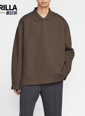 Nike/耐克正品冬季新款男士复古休闲翻领针织卫衣FZ7571-237