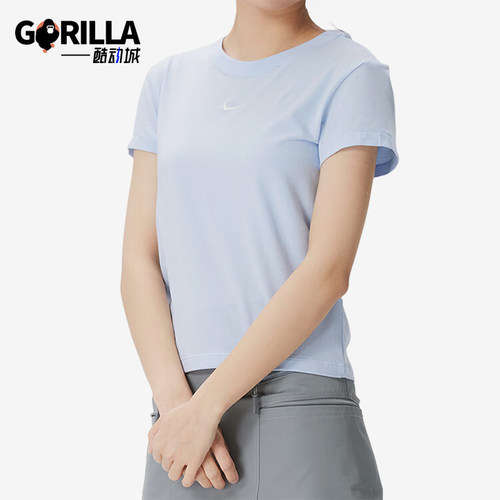 Nike/耐克正品SportswearChilKnit新款女经典短袖T恤FV5509-407