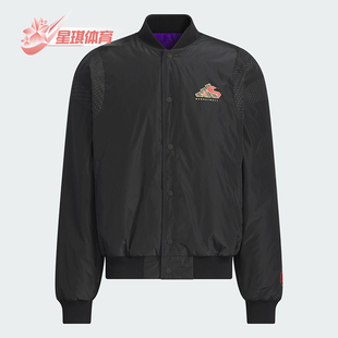 阿迪达斯正品 JKT男士 双面穿棉服外套JM5670 LNY Adidas