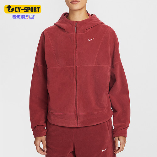 Nike/耐克正品One Therma-FIT女士刺绣连帽保暖外套HV3699-613