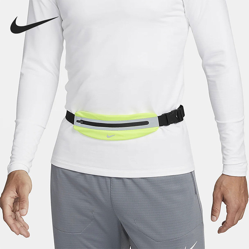 Nike/耐克正品Slim3.0新款男女黄色跑步经典休闲腰包DR5199-719