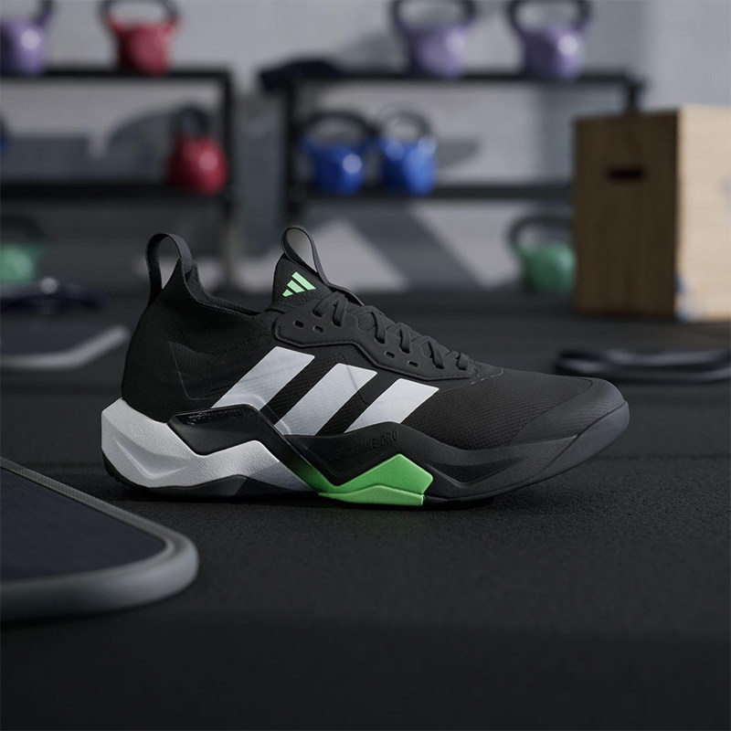 Adidas/阿迪达斯正品2025男士减震透气网面系带运动训练鞋JS3167