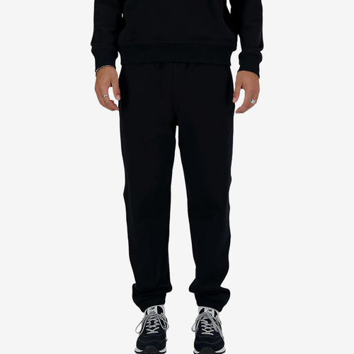 New Balance新百伦正品男款中腰系带束脚针织运动裤AMP41508-BK