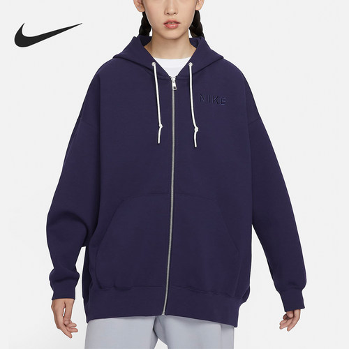 耐克女士刺绣宽松户外运动外套