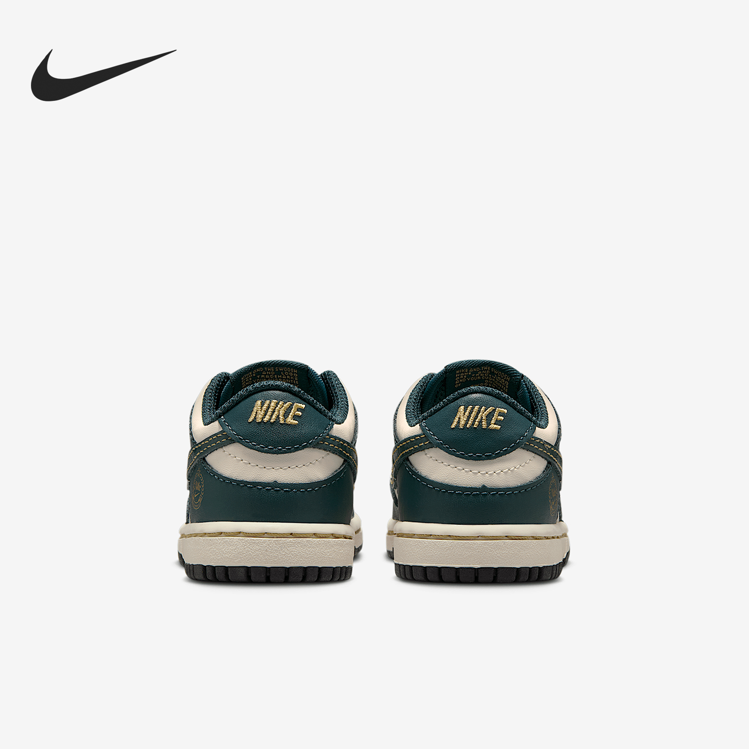 Nike/耐克正品Dunk Low 婴童运动复古低帮透气板鞋FB9107-301