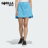 女士训练休闲A字裙半身裙裤 Adidas 新款 时尚 JN7785 阿迪达斯正品