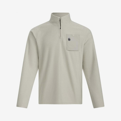 UA/安德玛正品新款男士抓绒简约透气半拉链卫衣套头衫1389296-289