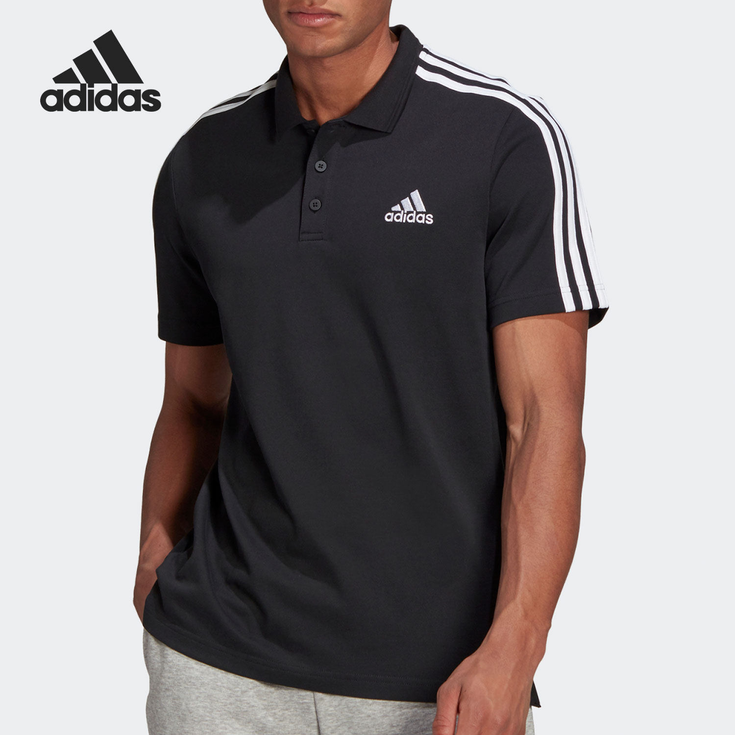 Adidas/阿迪达斯正品当季新款男子翻领经典POLO衫T恤 GK9097,运动服/休闲服装,运动POLO衫,淘宝优惠券,粉丝福利购,淘宝优惠卷