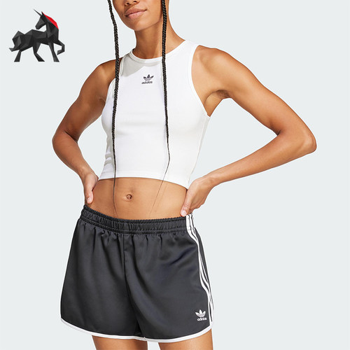 Adidas/阿迪达斯正品三叶草女士经典时尚工字修身无袖背心JC9007