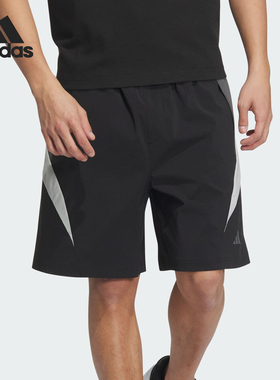 Adidas/阿迪达斯正品秋季新款男士宽松休闲运动短裤JI8733