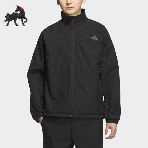 Adidas/阿迪达斯正品2025秋季款男士休闲户外运动宽松外套KR8296