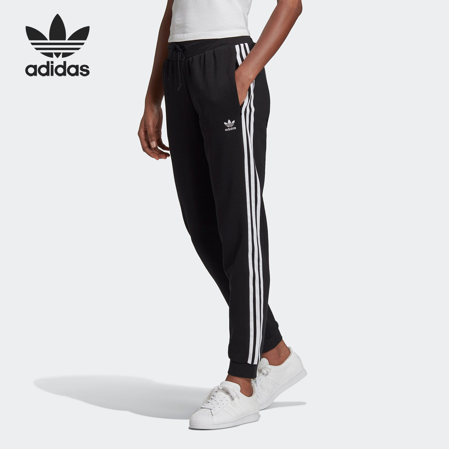adidas正品秋季新款舒适运动长裤