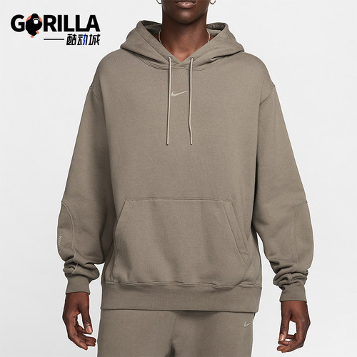耐克男士连帽宽松休闲复古卫衣