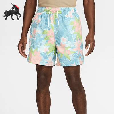 Nike/耐克正品2025男士耐穿运动透气刺绣时尚日常短裤HV4610-353