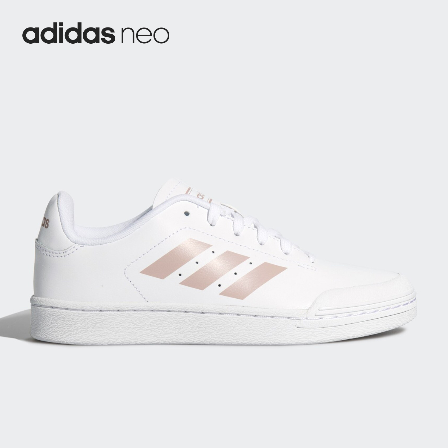 Adidas/阿迪达斯正品NEO男女低帮时尚运动休闲系带板鞋F34474