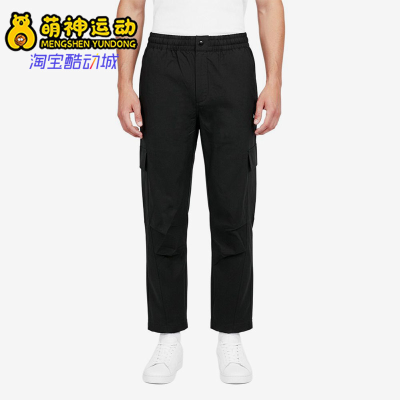 Puma/彪马正品FUTUREARCHIVEWOVEN男女经典黑色休闲裤子637081-01