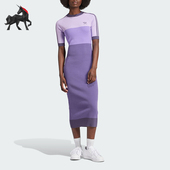 连衣裙IZ0723 三叶草女士针织运动修身 Adidas 阿迪达斯正品