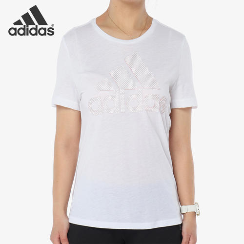 Adidas/阿迪达斯正品  夏季新款 女子透气运动短袖T恤 CV4589