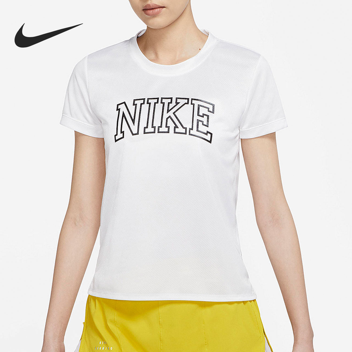 Nike/耐克官方正品新款女子训练户外运动休闲短袖T恤DQ6372-100,运动服/休闲服装,运动T恤,淘宝优惠券,粉丝福利购,淘宝优惠卷