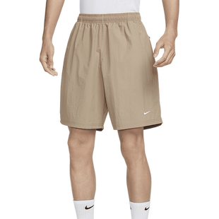 Nike/耐克官方正品Solo Swoosh男士宽松系带梭织短裤DX0750-247