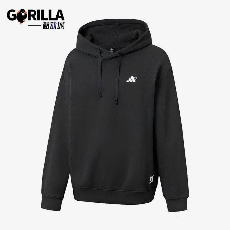 Adidas/阿迪达斯正品春秋男士连帽长袖经典舒适卫衣套头衫KC2876