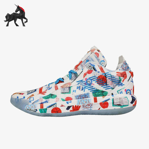 Adidas/阿迪达斯正品男士潮流舒适防滑经典耐磨低帮篮球鞋FX4484