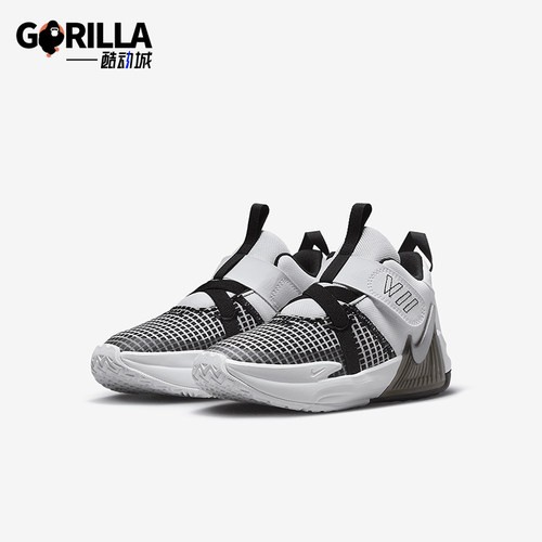 Nike/耐克正品LeBron Witness 7小童休闲魔术贴运动鞋DQ8647-100
