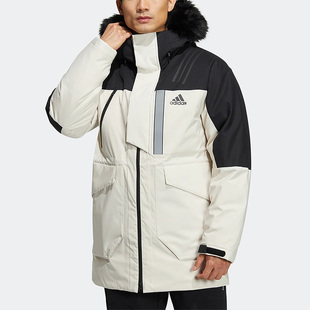 Adidas/阿迪达斯正品新款男女同款运动保暖宽松羽绒服 HR5231