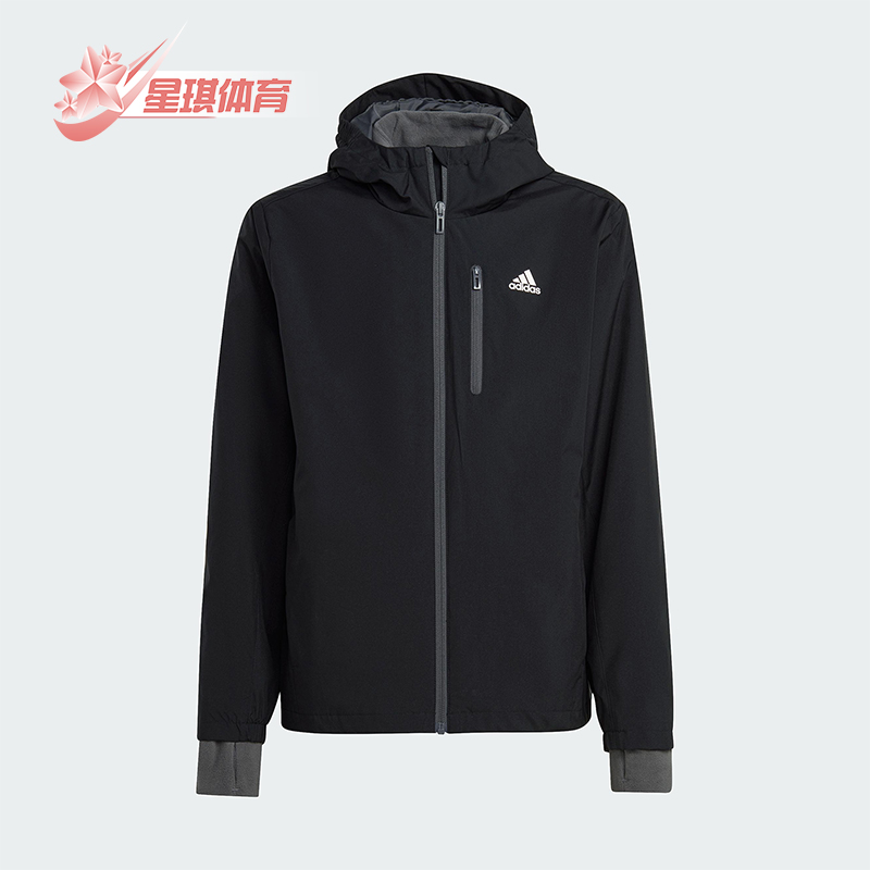 Adidas/阿迪达斯正品J 2IN1 JKT大童拉链连帽长袖运动外套IV9508