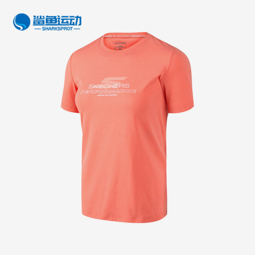 Skechers/斯凯奇正品夏季女子针织舒适透气运动健身短袖P223W014