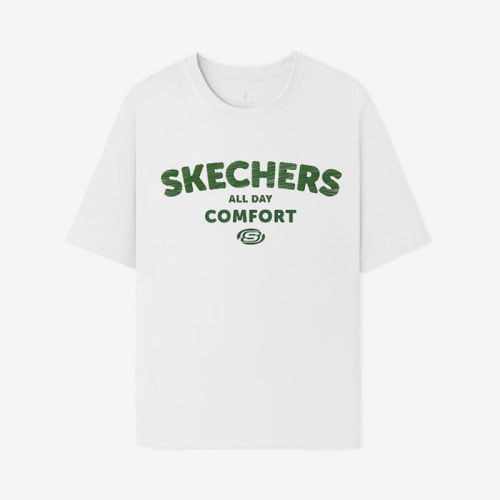 Skechers/斯凯奇正品夏季款男女款透气针织短袖T恤L225U156-0019