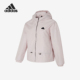 Adidas JKT女士梭织连帽加绒外套IM8815 阿迪达斯正品 TECH