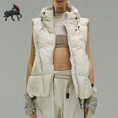 鸭绒羽绒马甲IU4839 三叶草男女运动时尚 Adidas 阿迪达斯正品