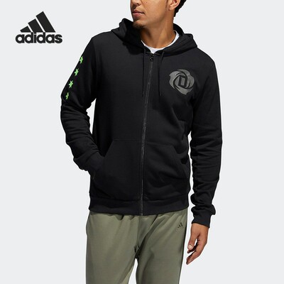 Adidas/阿迪达斯正品 ROSE FULLZIP男子秋季篮球运动套头衫GP6117